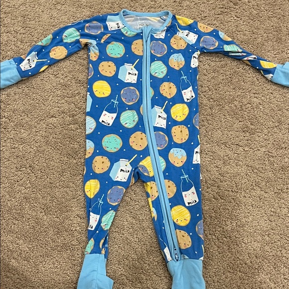 Little Sleepies Milk and Cookies Onesie - Picture 1 of 1